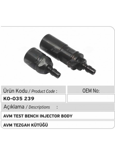 AVM Test Bench Injector Body